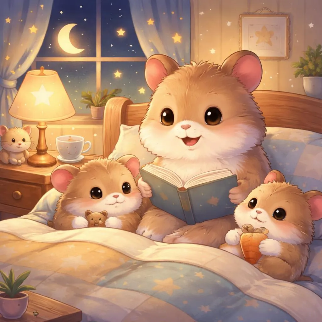 Quais são as melhores Histórias para Dormir com Hamsters para Crianças?
