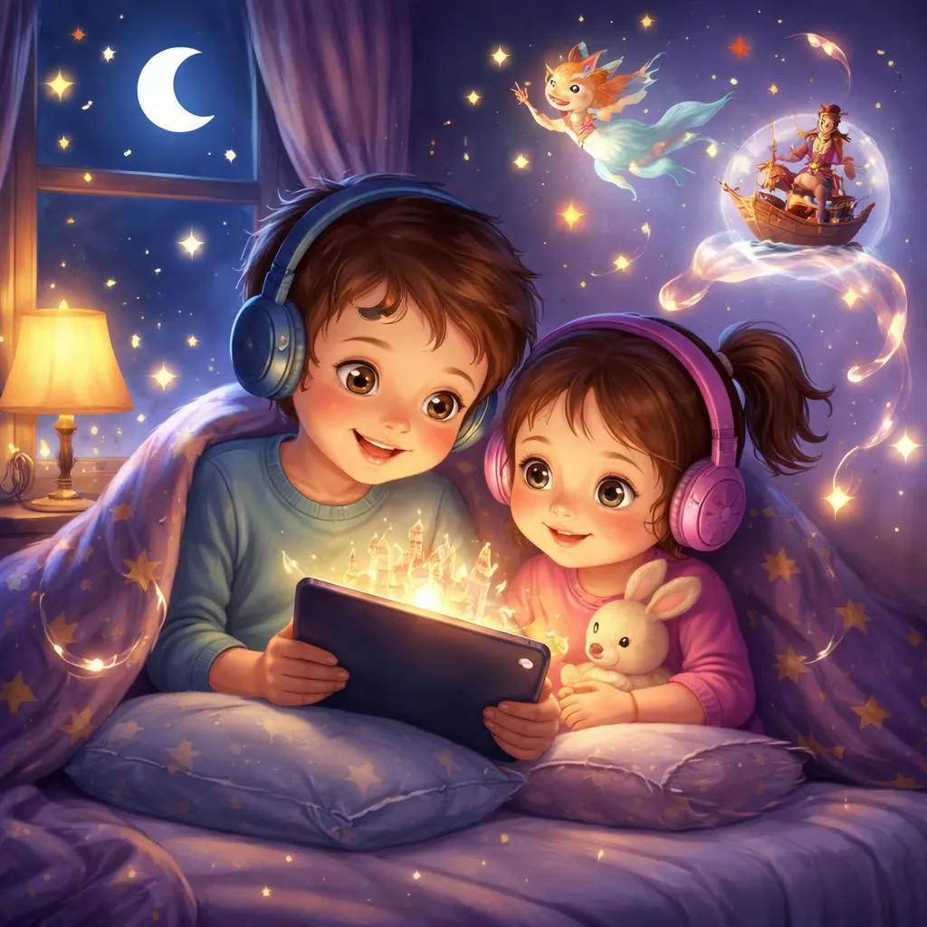 Quais são os melhores episódios de podcast de histórias para dormir para seus filhos?