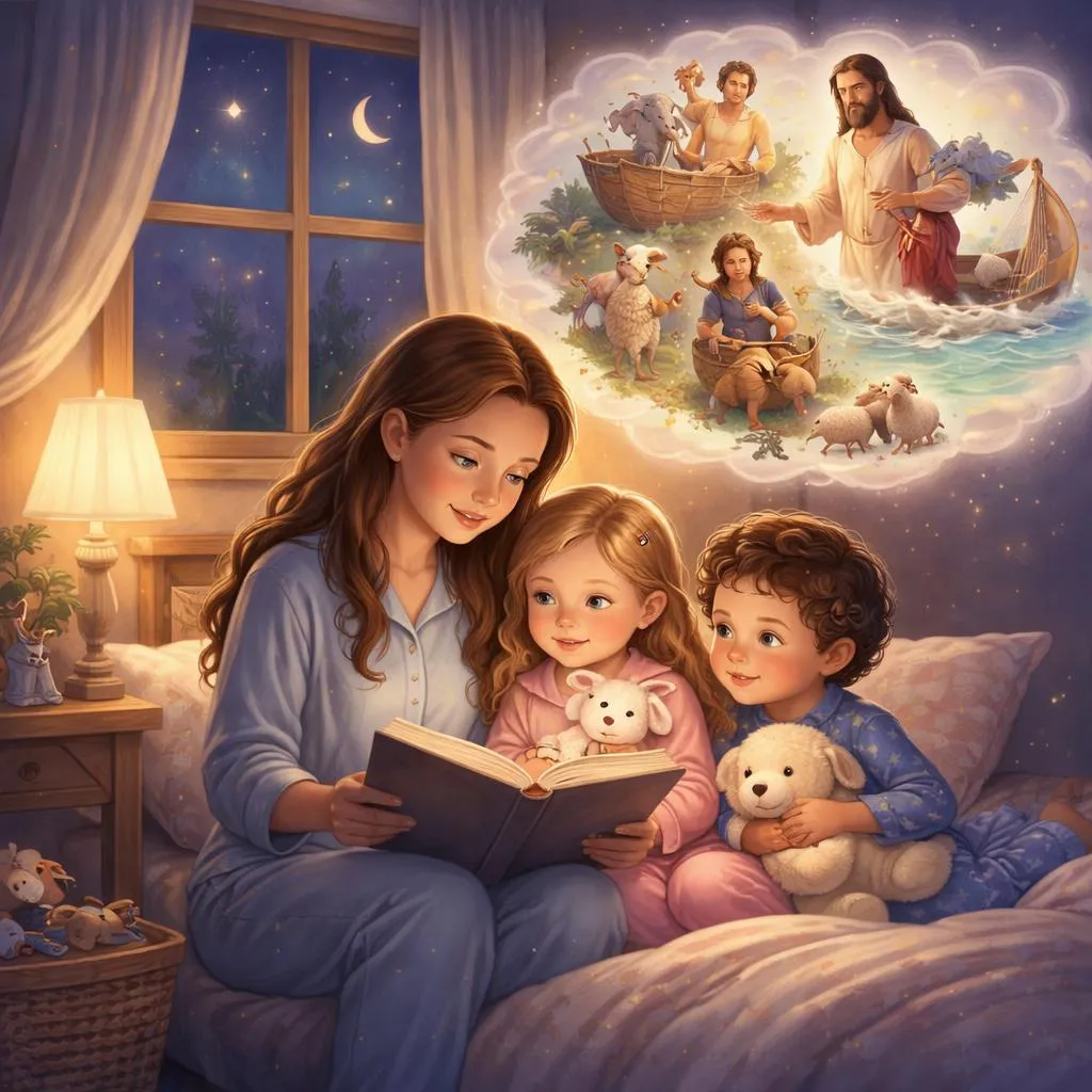What Are the Best Calming Bedtime Bible Stories for Young Children?