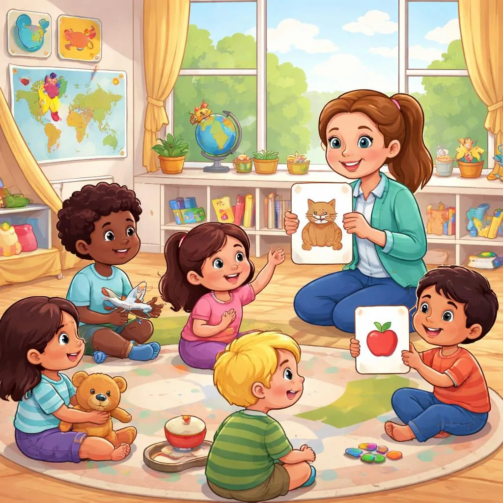 Какие примеры мест лучше всего подходят для обучения юных изучающих английский язык?