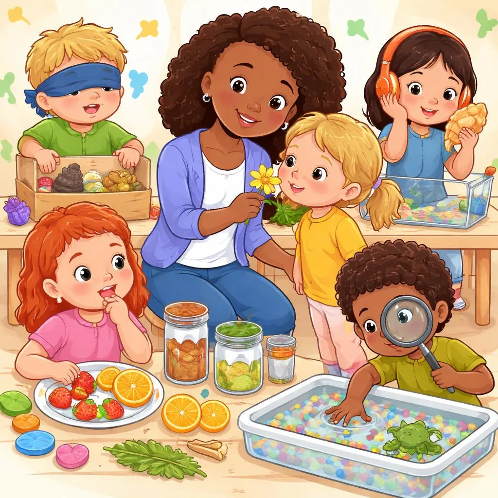 Какие занятия для пяти чувств лучше всего используют воспитатели детских садов каждый день?