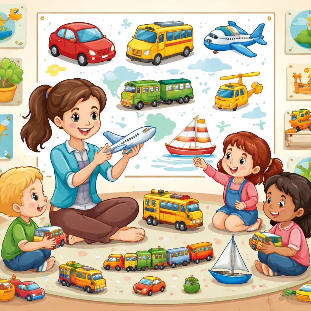 What Are the Best Methods for Teaching Children About Transportation and Means of Transportation in English?