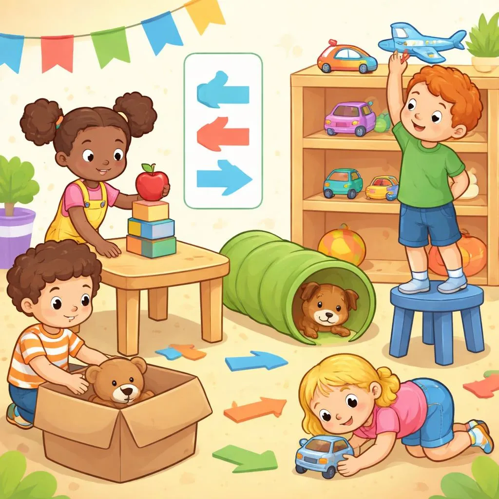 ¿Cuáles son los mejores juegos de preposiciones para que jueguen los jóvenes estudiantes?