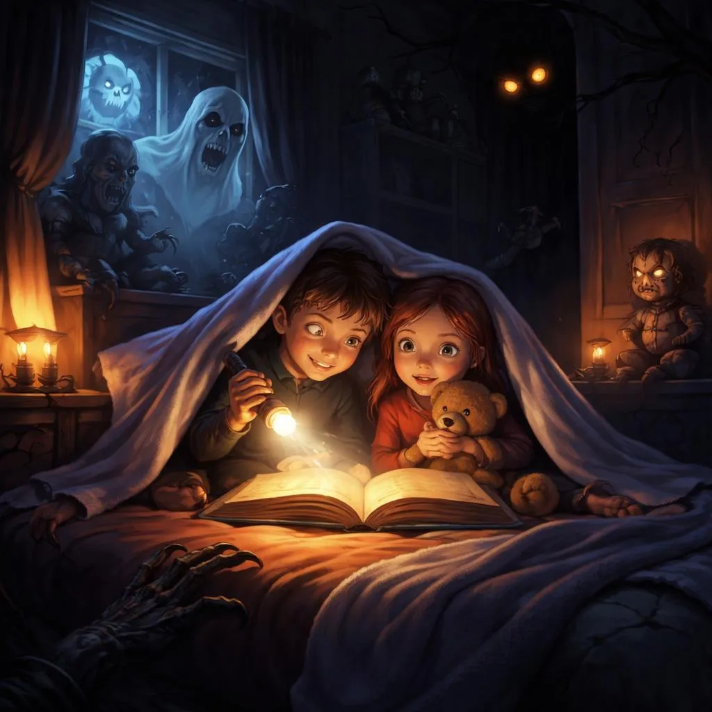What Are the Best Short Scary Bedtime Stories for Brave and Curious Kids?