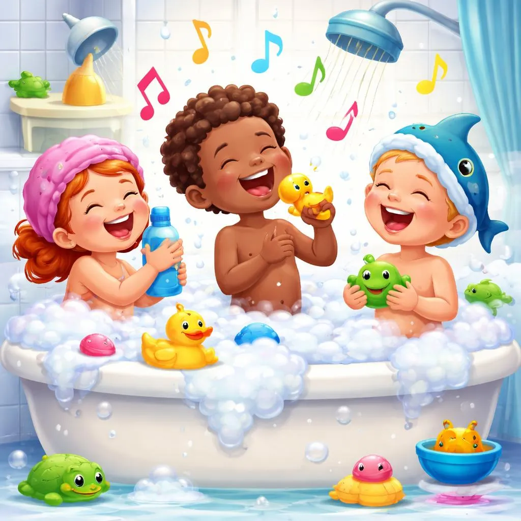 Какие лучшие тексты песен для душа сделают купание для детей веселым?