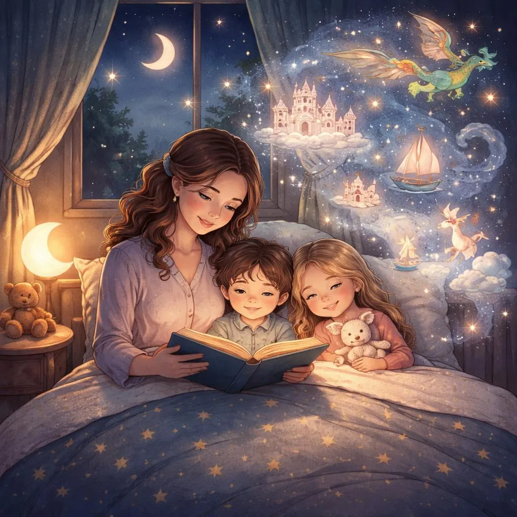Какие сказки лучше всего рассказывать на ночь, чтобы помочь детям уснуть?