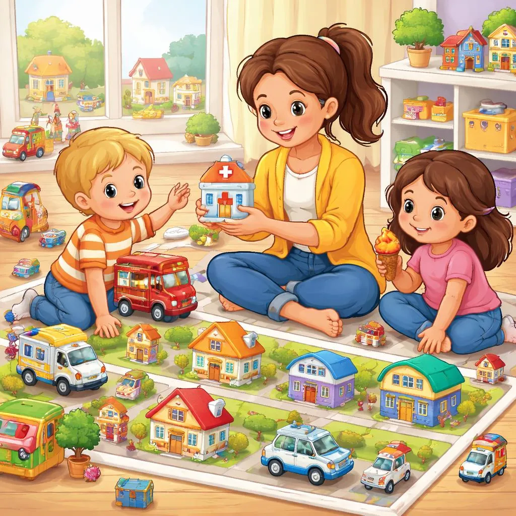 Какие лучшие способы помочь детям выучить словарный запас о городе?