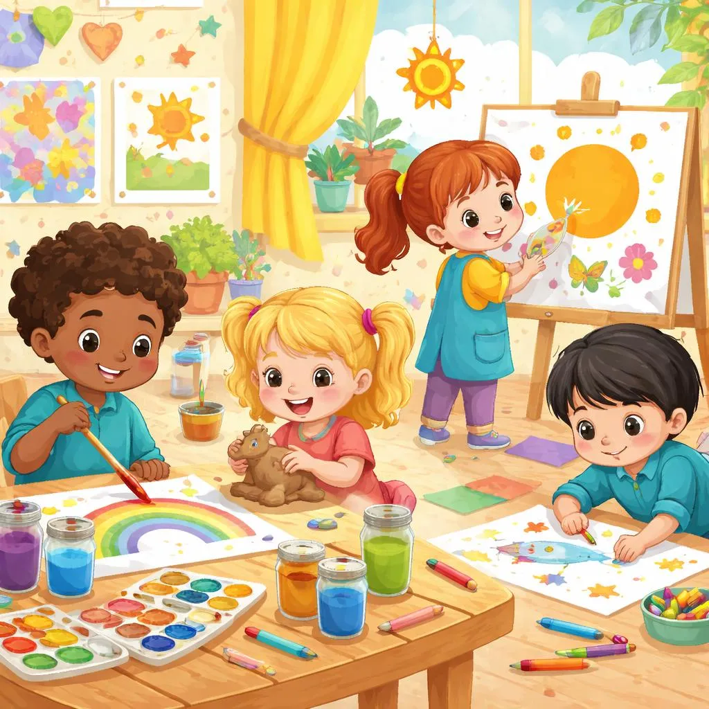 Как Лучше Всего Развивать Художественных Детей в Раннем Детстве?