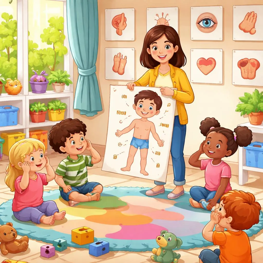 Какие лучшие способы преподавания частей тела для детей в классе?