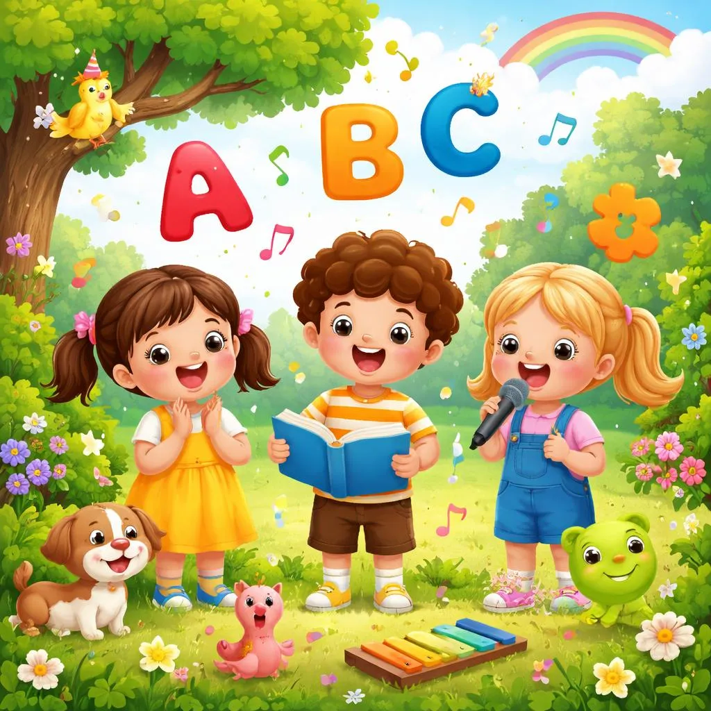 Какие существуют классические тексты песен ABC на английском языке для детей?