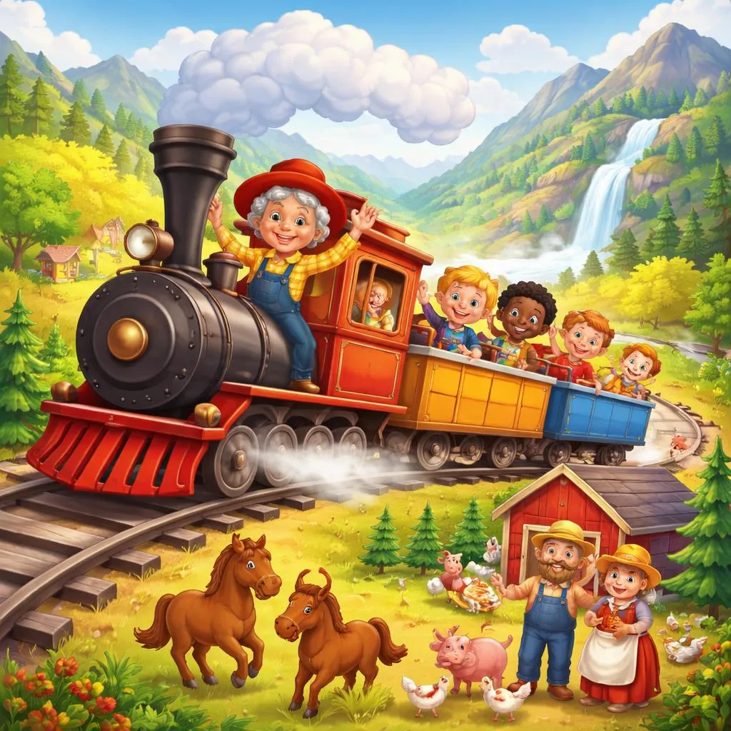 Какие слова песни «Она придет вокруг горы» являются классикой для детей?