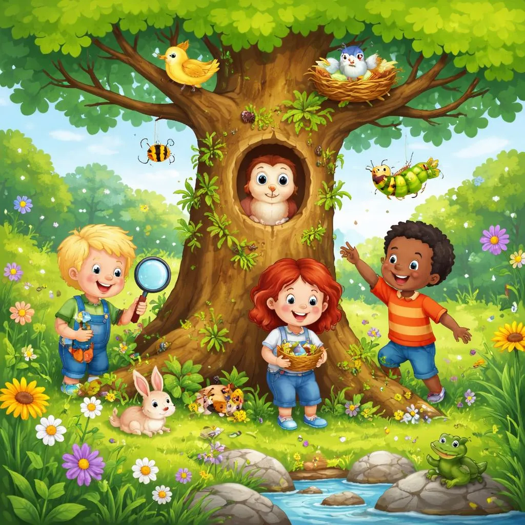 Какие существуют классические слова песни «Зеленая трава росла вокруг» для детей?