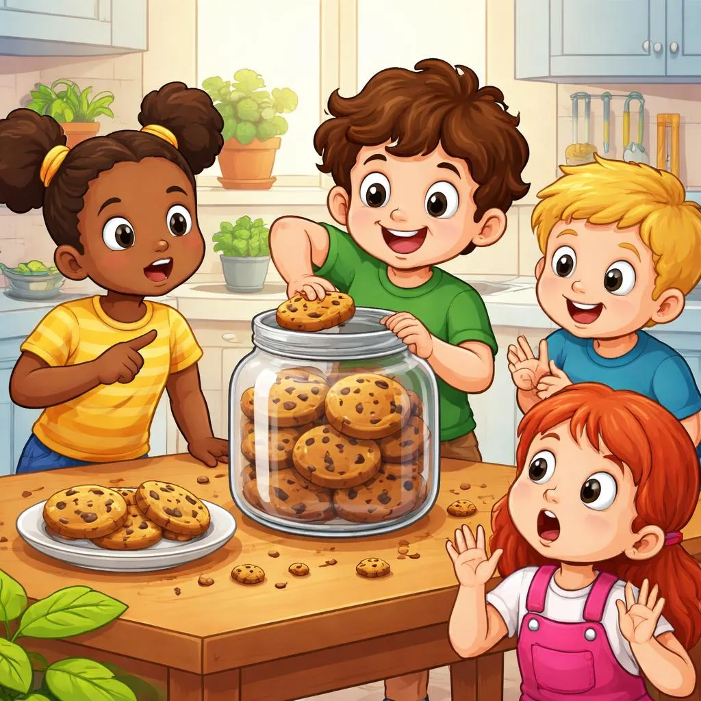 Какие существуют классические слова из песни «Кто украл печенье из банки»?