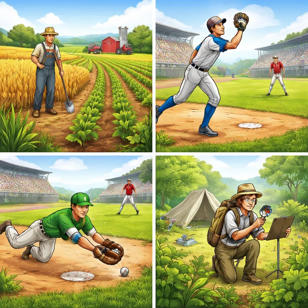 Quelles sont les différences entre « Field », « Fielder », « Fielding » et « Fieldwork » ?