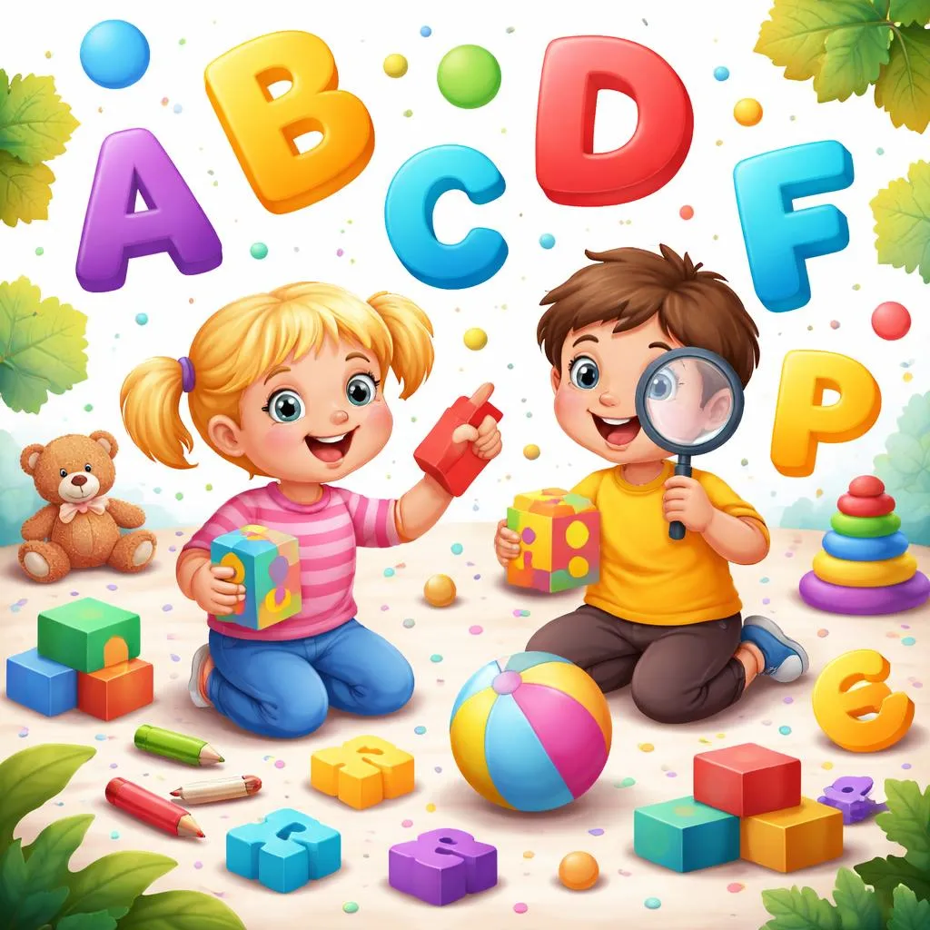 Was sind die englischen Alphabetbuchstaben und wie können Kinder sie leicht lernen?