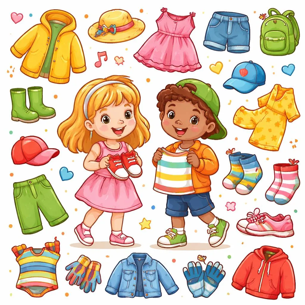 Какие основные названия одежды для детей нужно знать в повседневном английском?