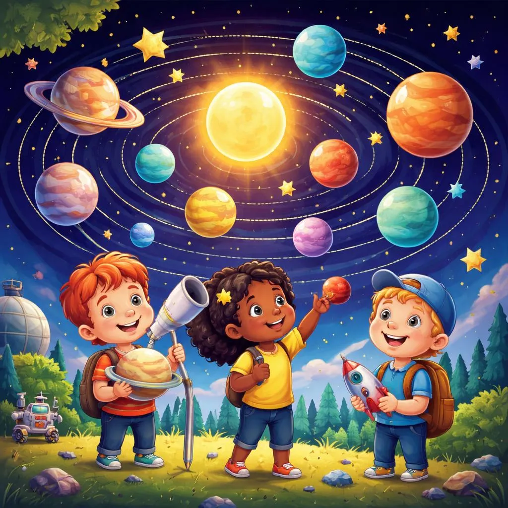 Какие основные "Названия Солнечной системы" необходимо знать детям для начала изучения астрономии?