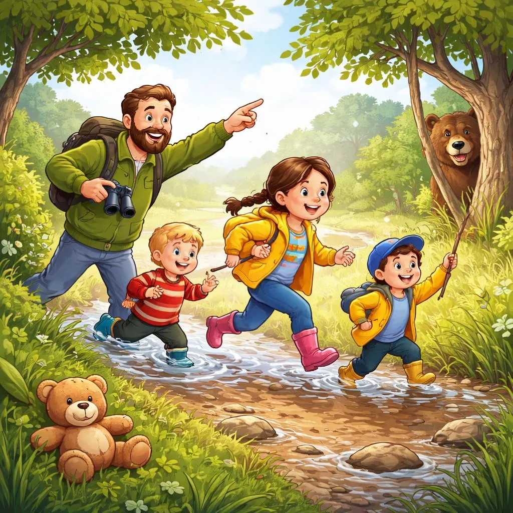 Apa Lirik 'We're Going on a Bear Hunt' yang Menarik dan Bagaimana Cara Mengajarkannya?