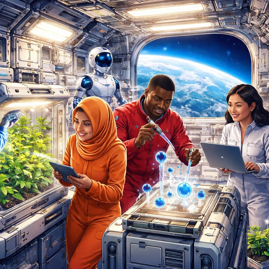 Welche aufregenden neuen Kooperationsprojekte gibt es auf der Internationalen Raumstation?