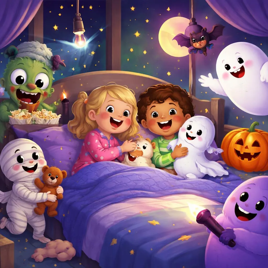 What Are the Funniest and Least Scary Supernatural Bedtime Stories for Kids?
