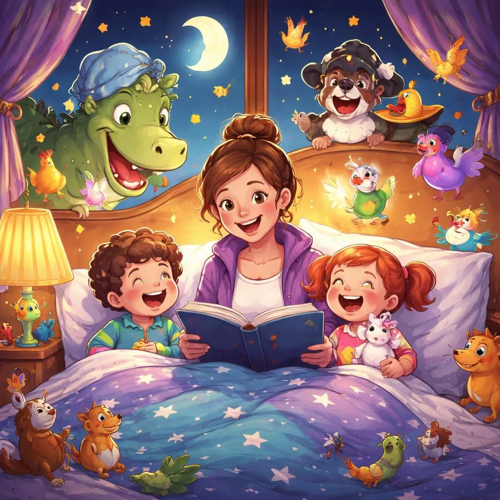 What Are the Funniest and Most Enjoyable Silly Bedtime Stories for Kids?