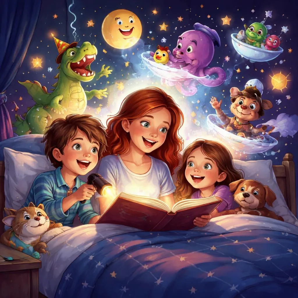What Are the Funniest and Most Imaginative Bedtime Stories for 10 Year Olds?