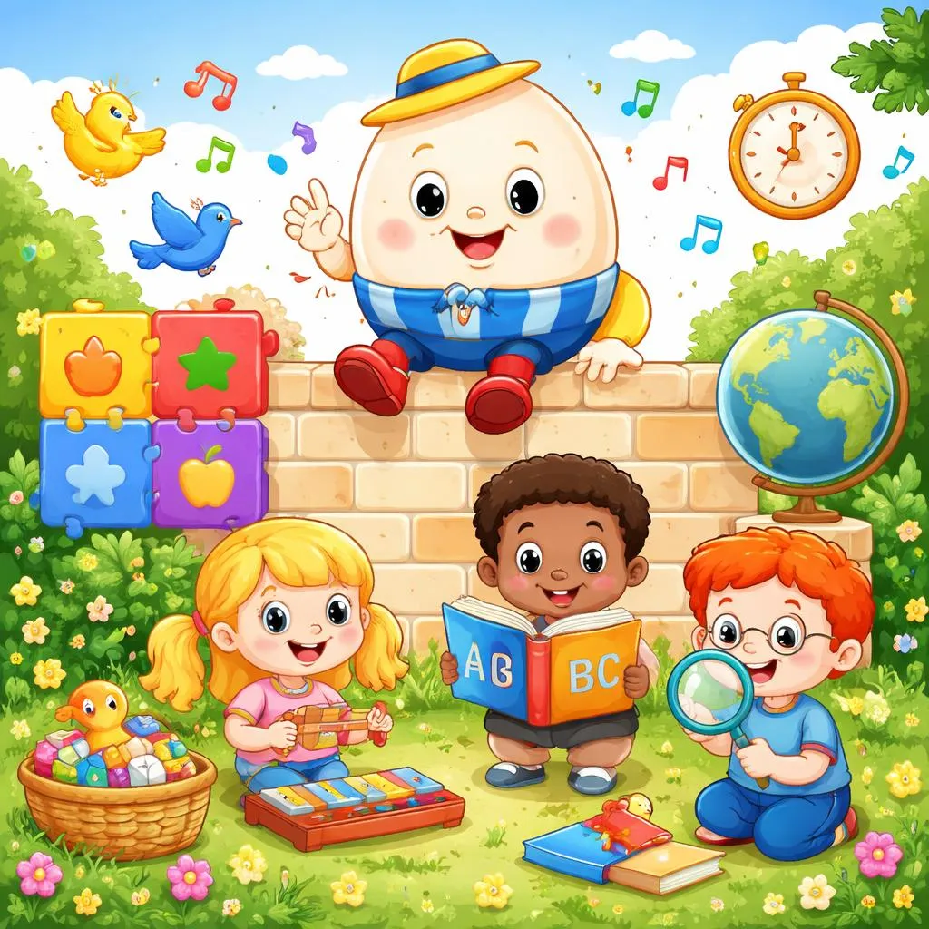 Apa Itu "Lirik Lagu Anak Humpty Dumpty" dan Pelajaran Bahasa Inggris Apa yang Diajarkannya?