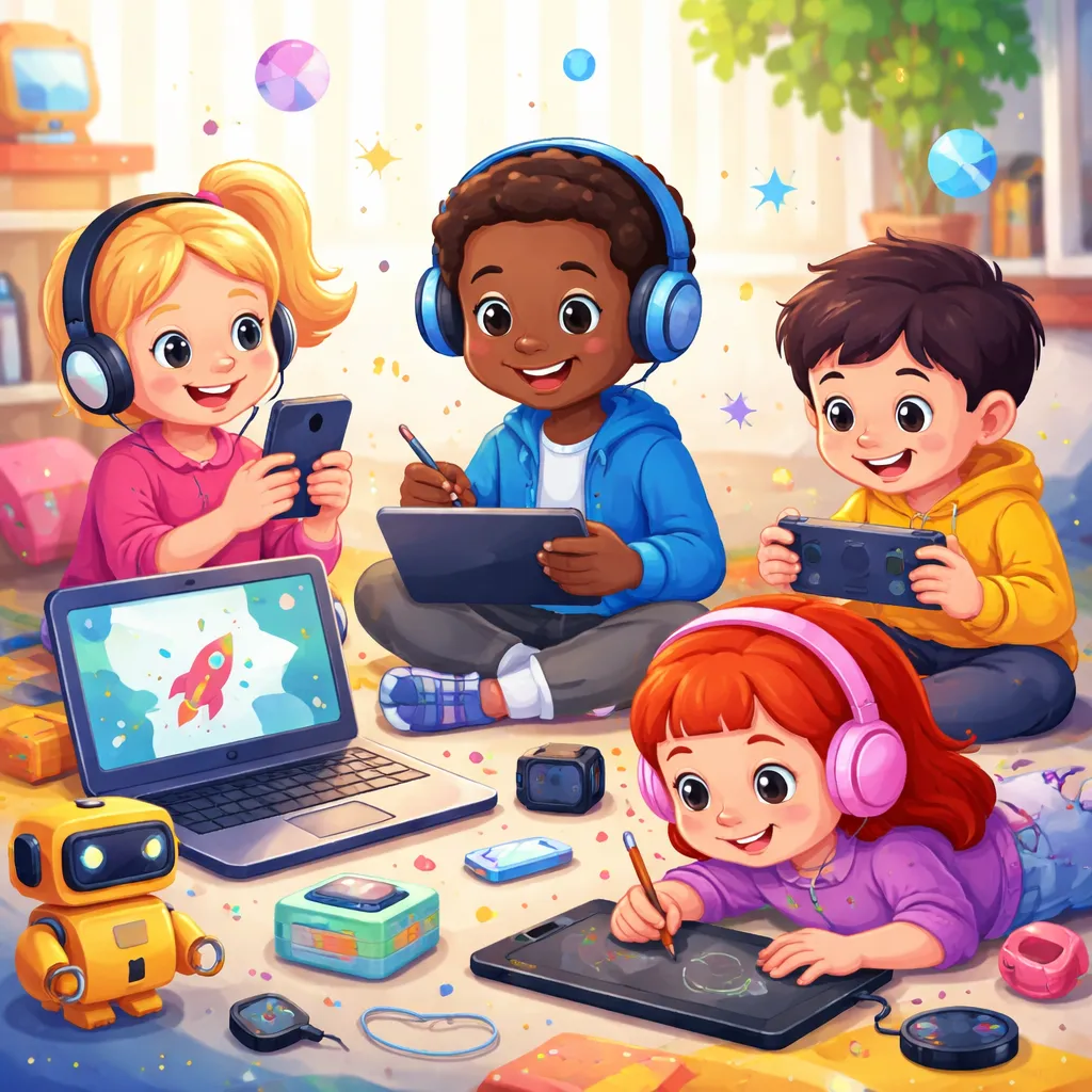 What Are the Magic Boxes You Use? Exploring Technology Devices Kids Use Today!