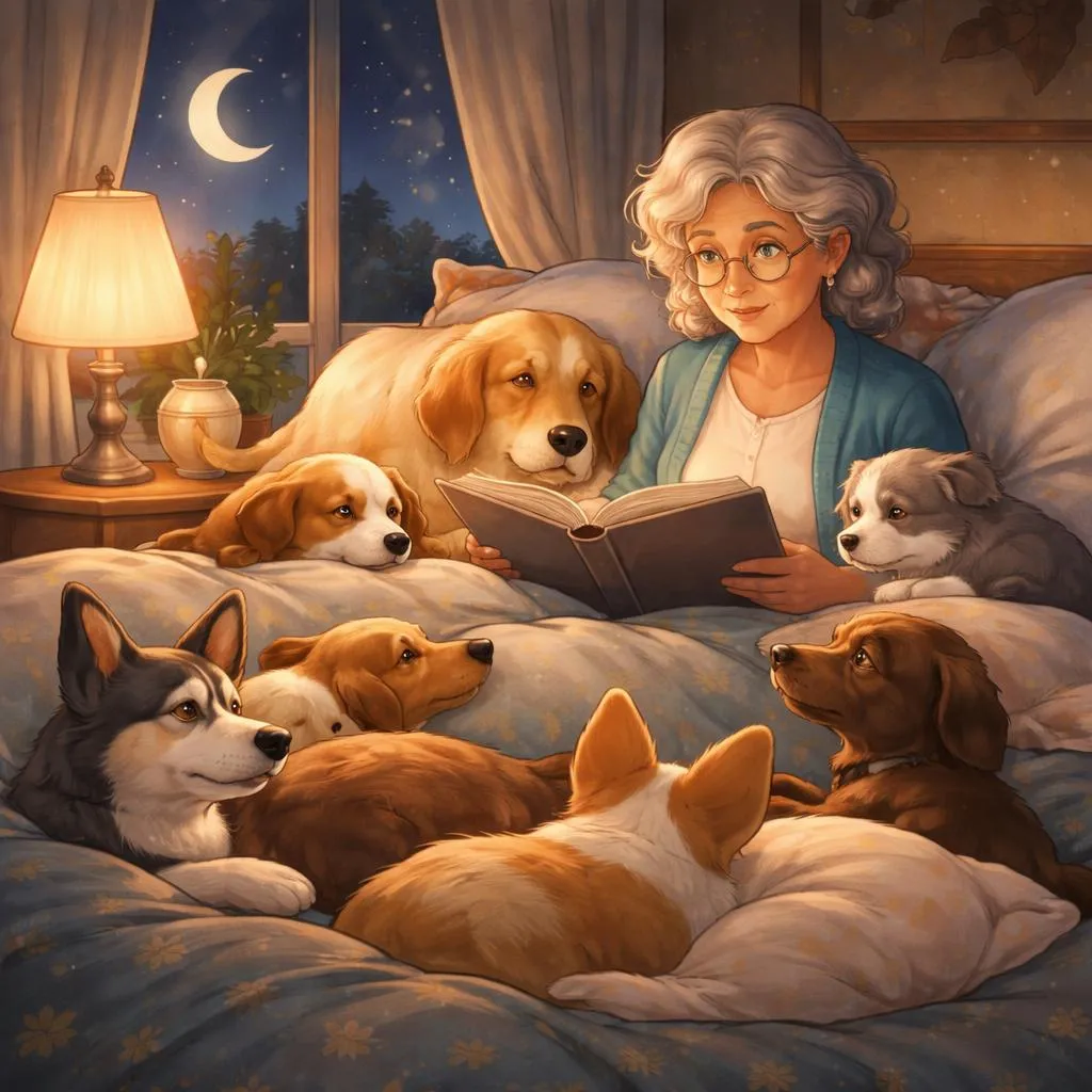 ما هي قصص ما قبل النوم الأكثر تسلية ولطافة ليستمتع بها الكلاب؟