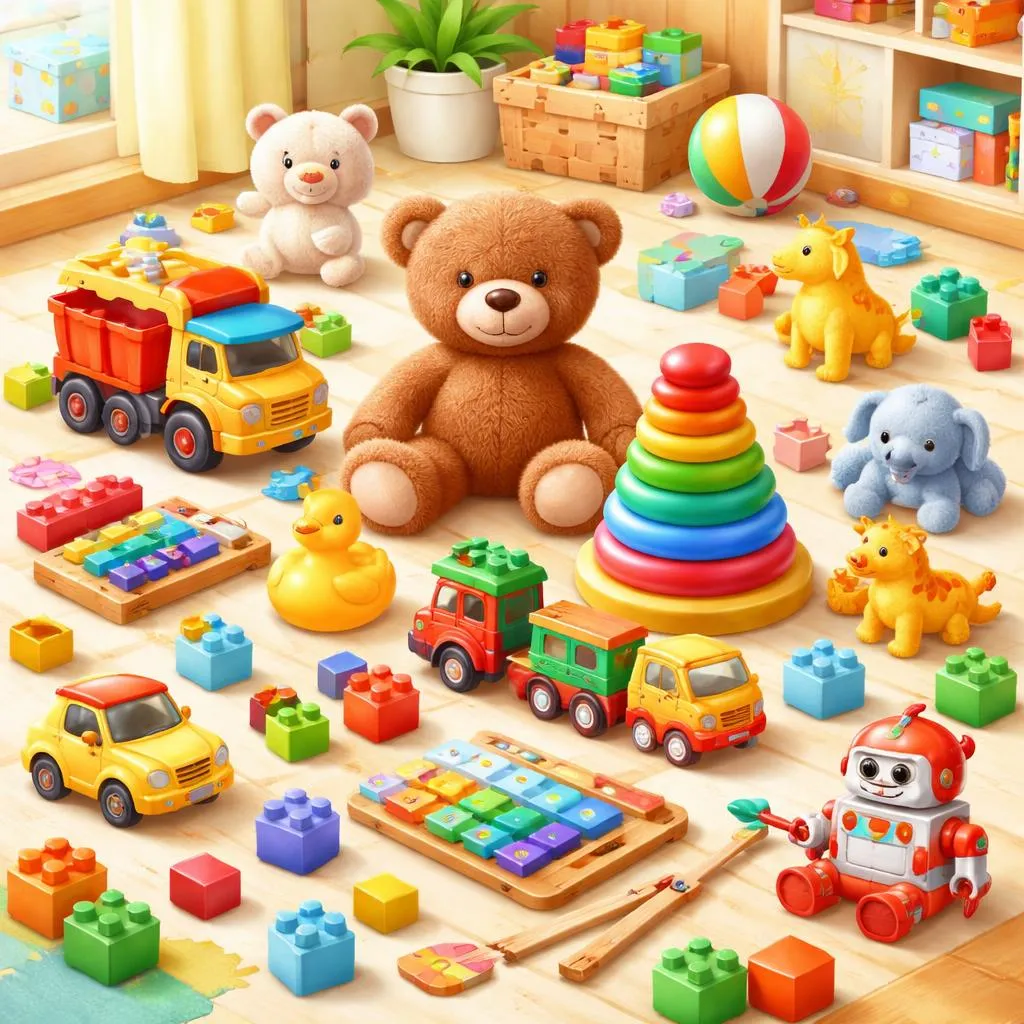 Какие самые распространенные названия игрушек для изучения детьми?