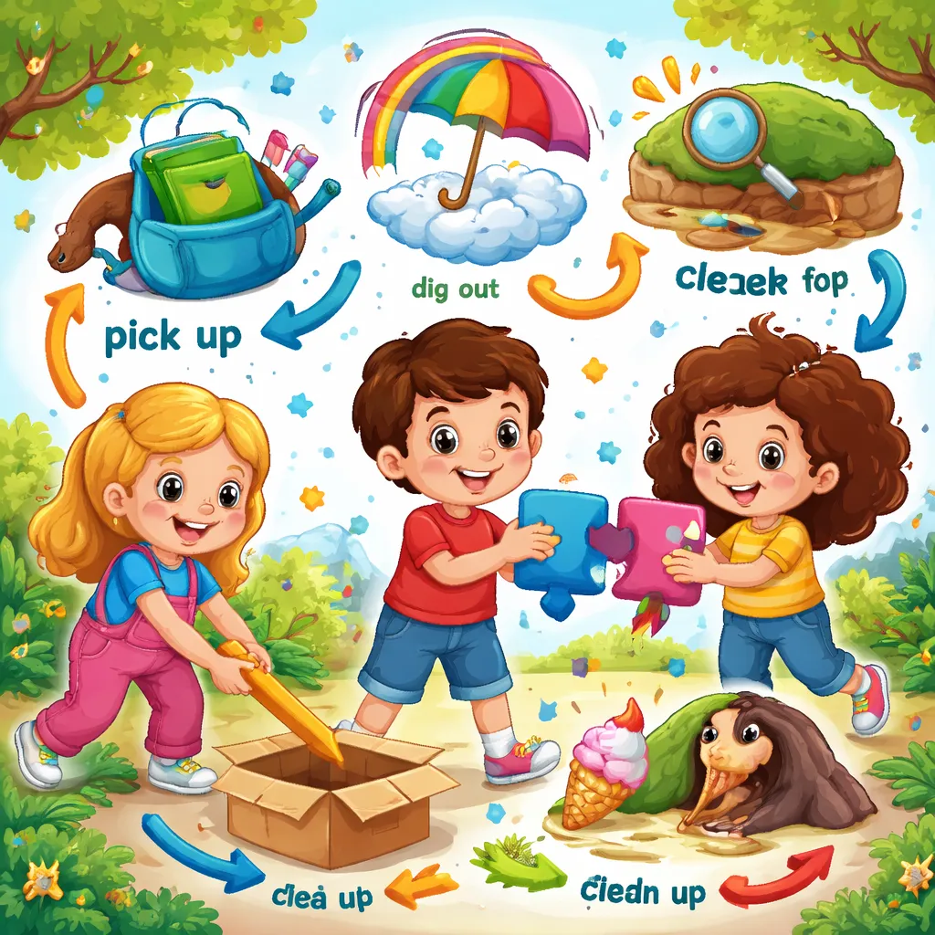 What Are the Most Common Word Teams? A Kid's Fun Guide to Phrasal Verbs