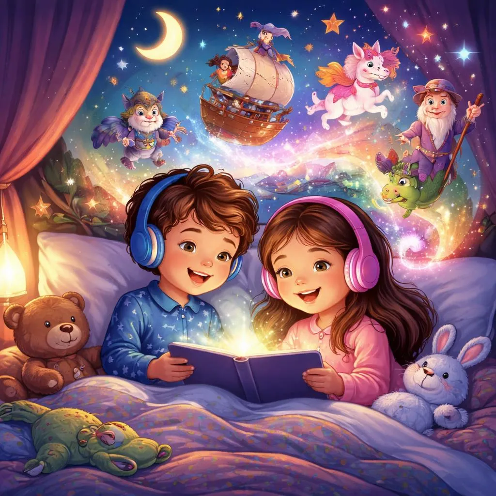 What Are the Most Fun and Imaginative Audible Bedtime Stories for Kids to Listen To?
