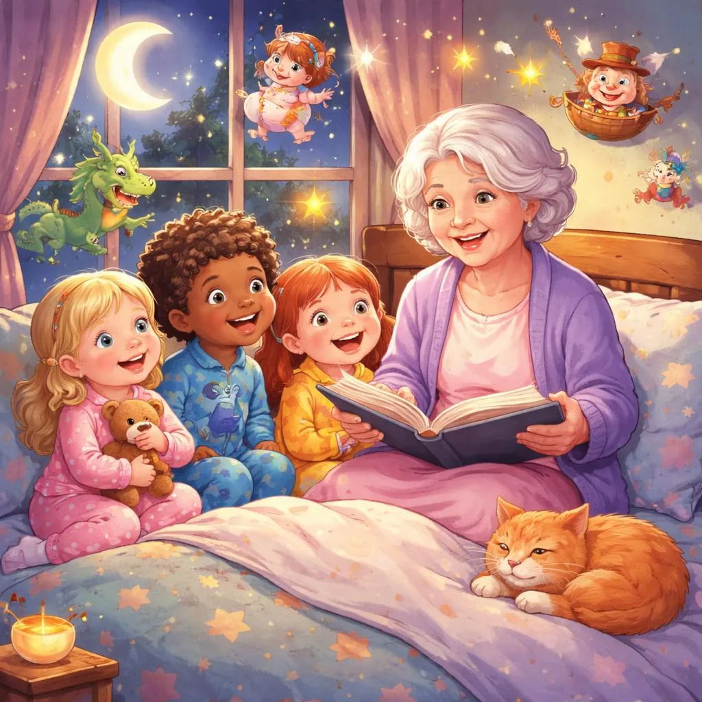 Какие самые веселые сказки на ночь от мисс Элейн можно рассказать для смеха и снов?