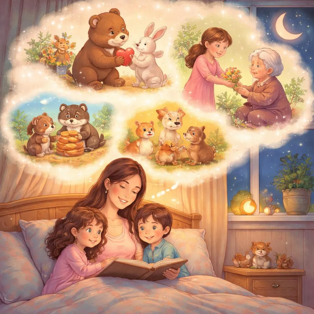 什麼是最暖心的關於給予和分享的愛的睡前故事？