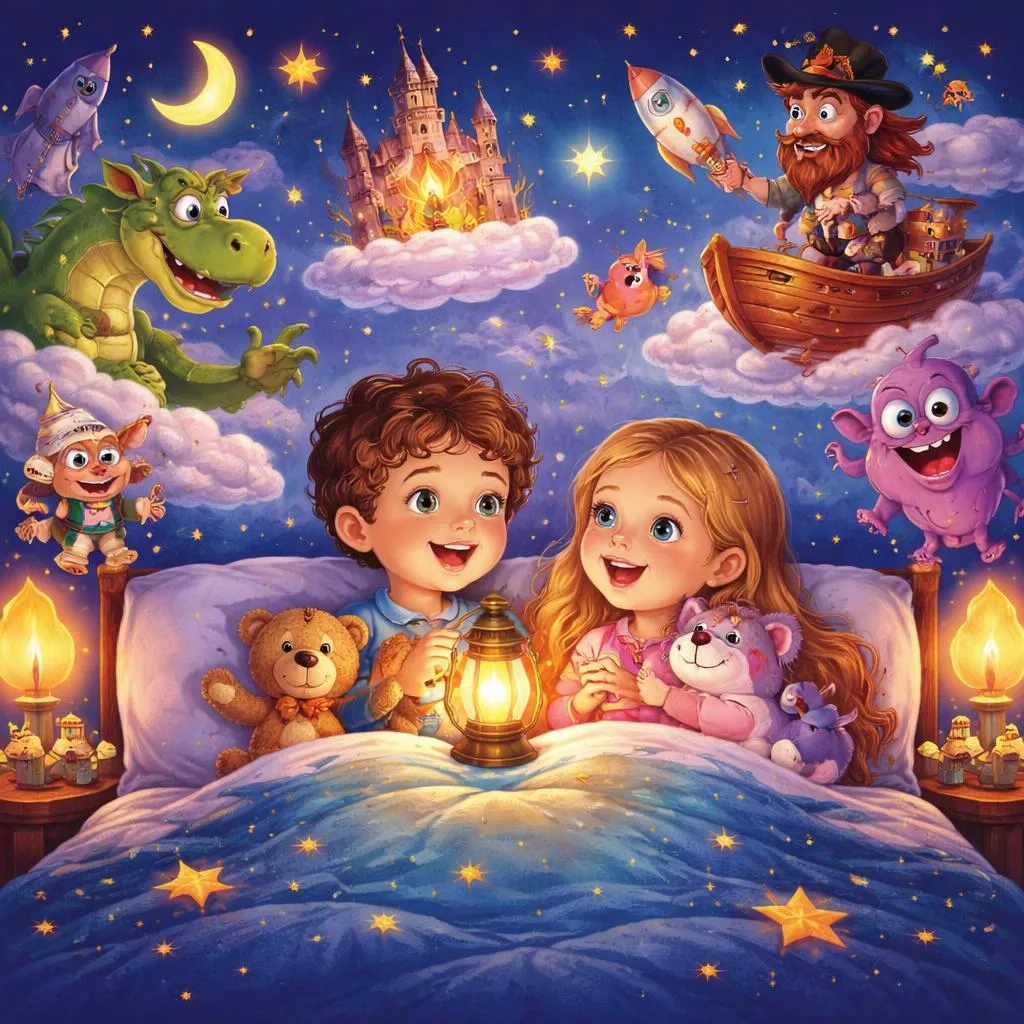 Quelles sont les histoires fantastiques et amusantes les plus imaginatives pour les enfants à l'heure du coucher ?