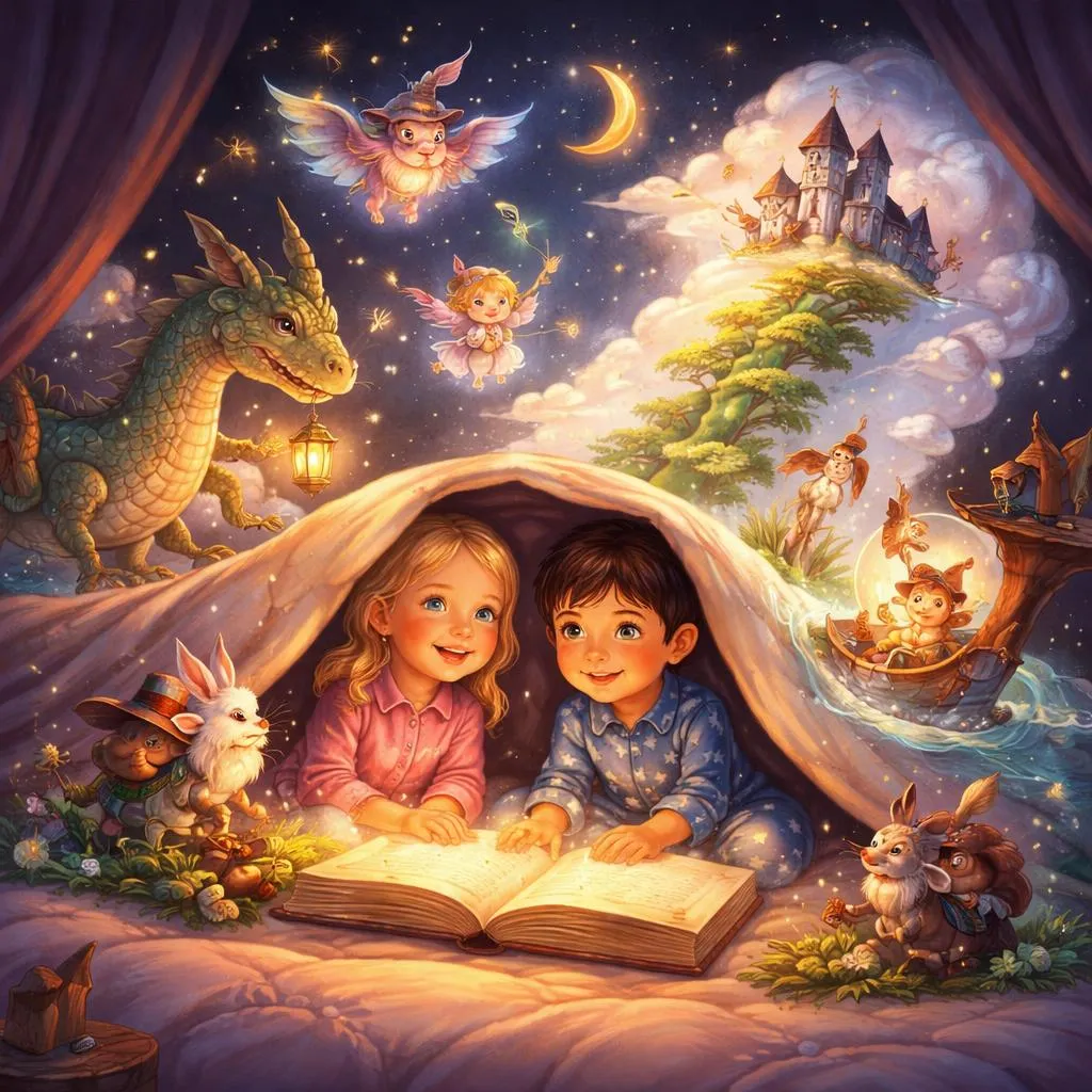 What Are the Most Imaginative Short Tales from Bedtime Stories for Kids?
