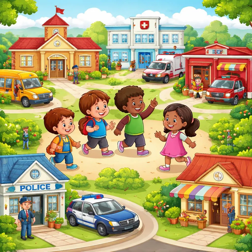 Какие самые важные здания в городе для изучения детьми?