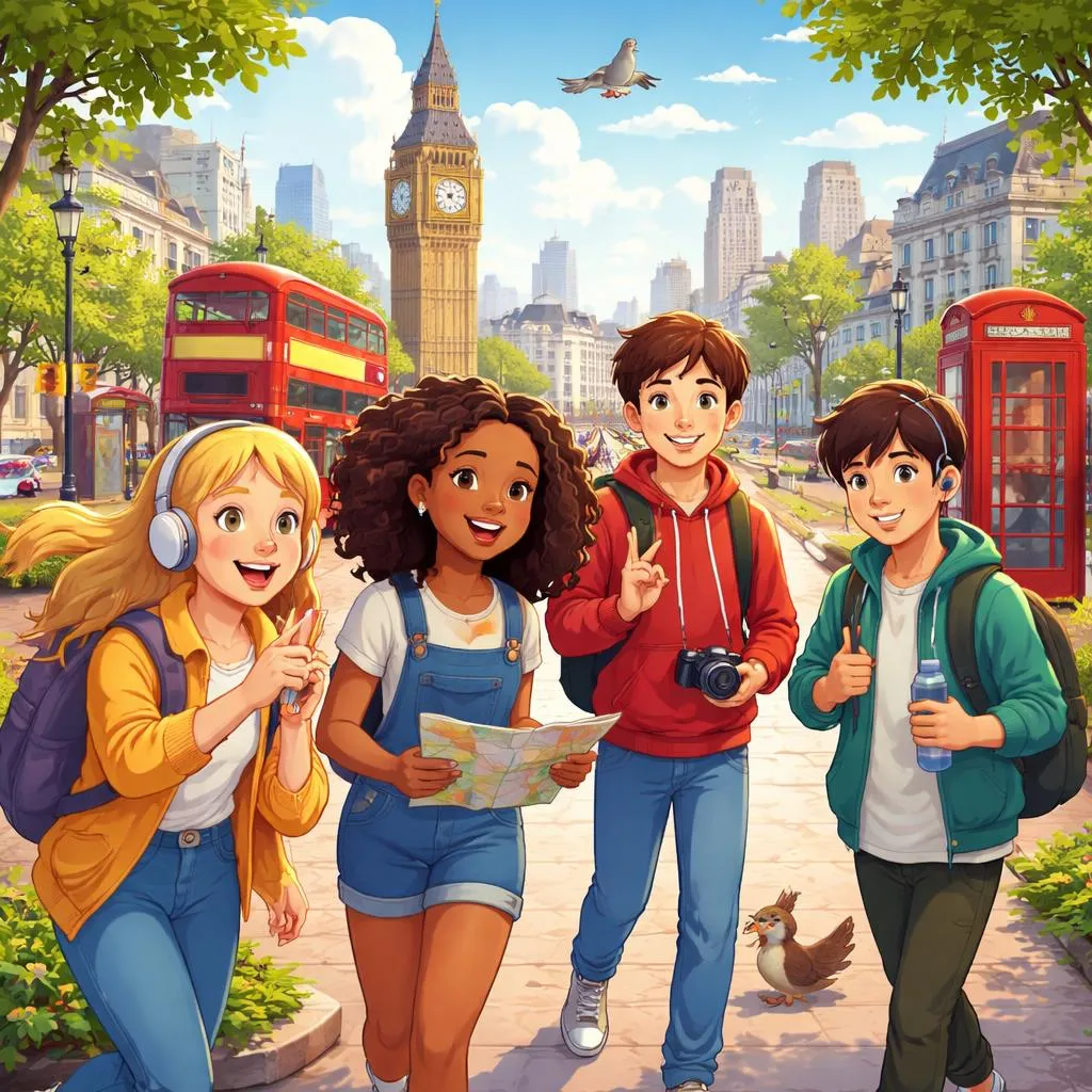 ما هي أهم الأشياء في المدن التي يجب أن يعرفها المتعلمون الصغار للغة الإنجليزية؟