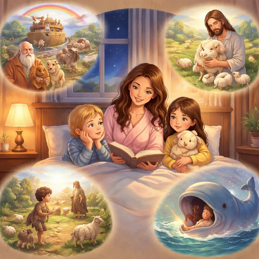 What Are the Most Reassuring and Gentle Bedtime Stories from the Bible for Children?