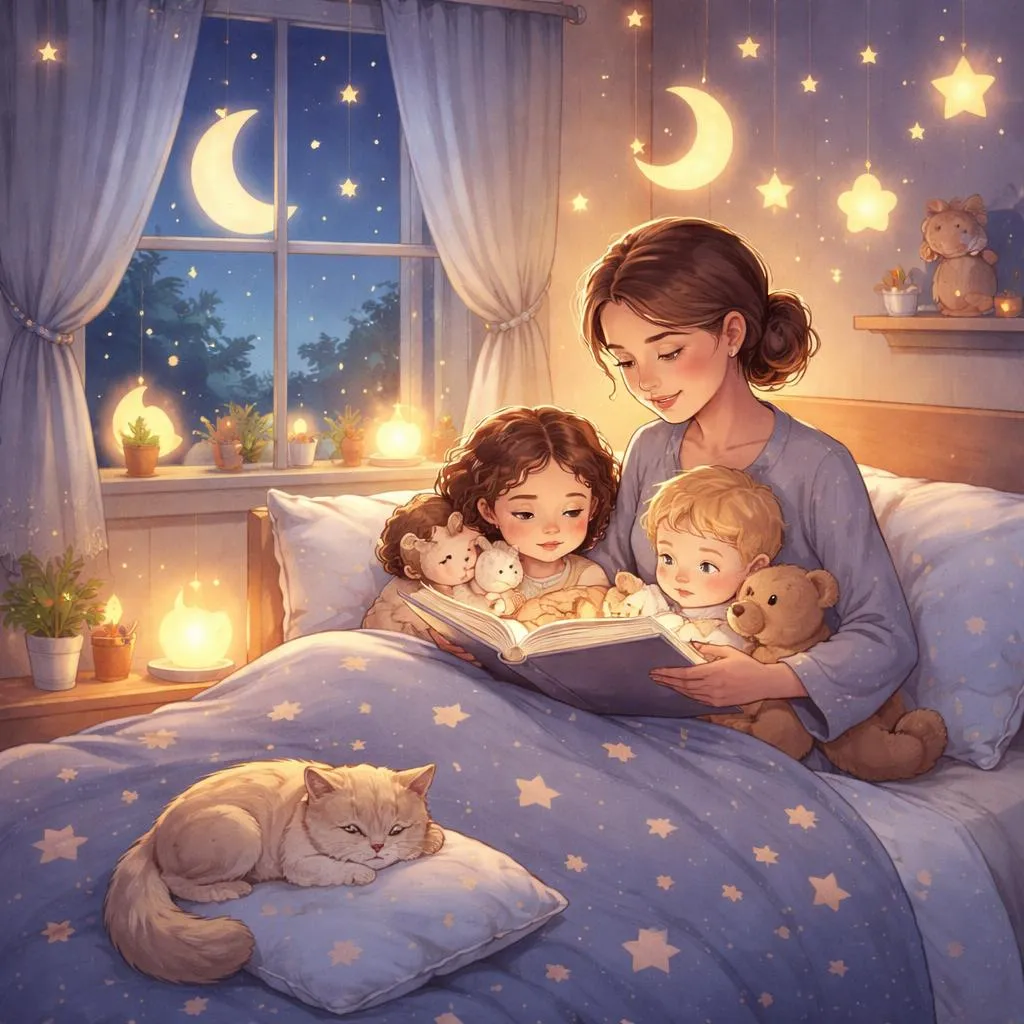 什么是适合幼儿的舒缓、有节奏的睡前故事和儿歌？