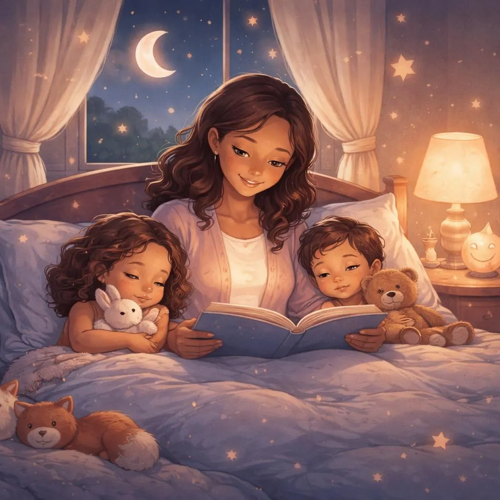 Quais são as histórias para dormir mais relaxantes para crianças em idade pré-escolar pegarem no sono?