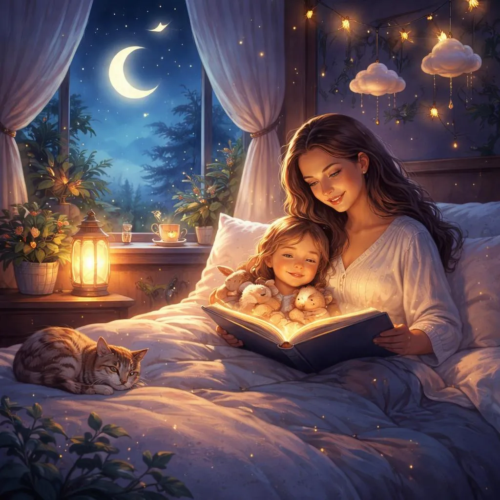 ¿Cuáles son los cuentos para dormir más relajantes y calmantes para un sueño profundo?