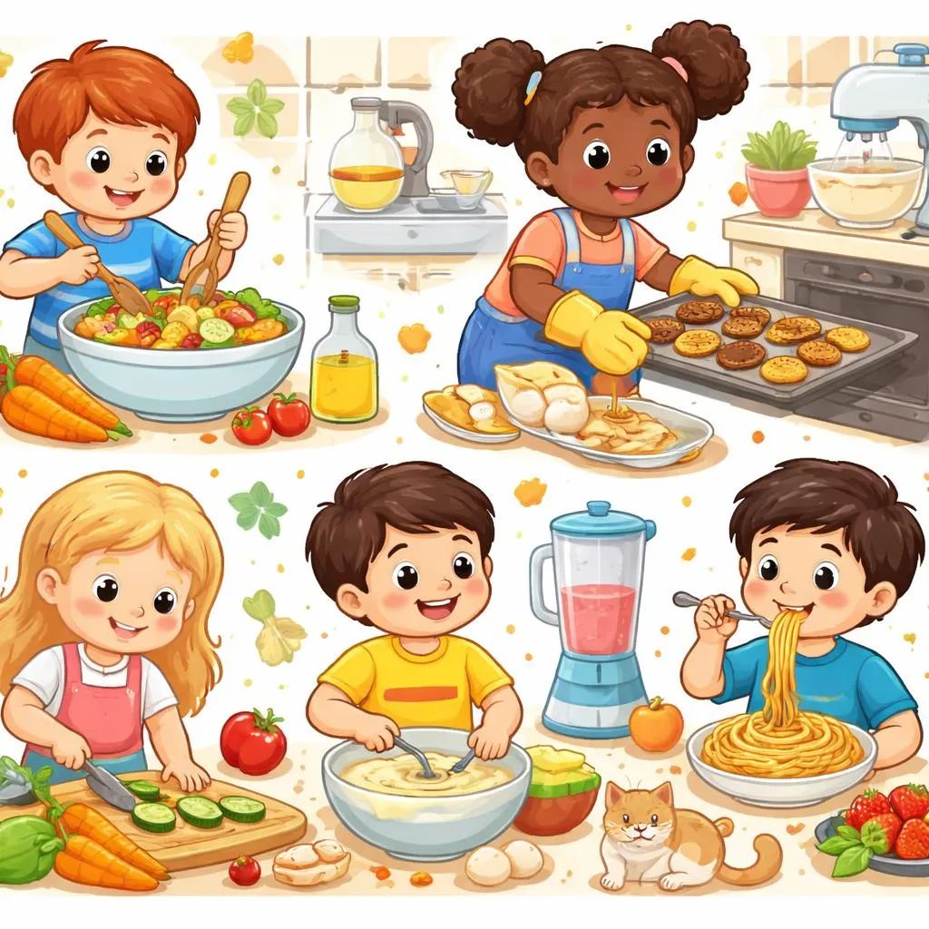 ¿Cuáles son los verbos sobre comida más útiles para los jóvenes estudiantes?