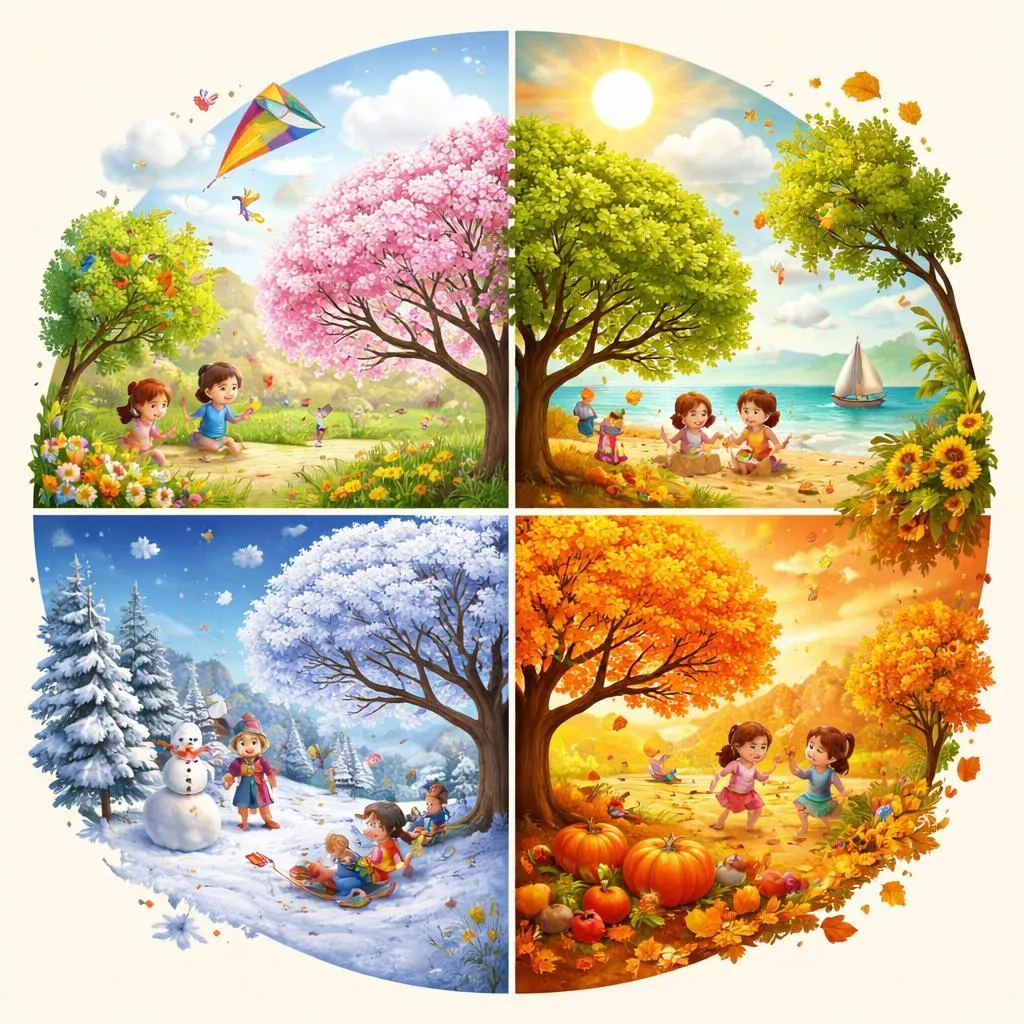 ¿Cuáles son 'Las estaciones del año' y cómo hablamos de ellas en español?