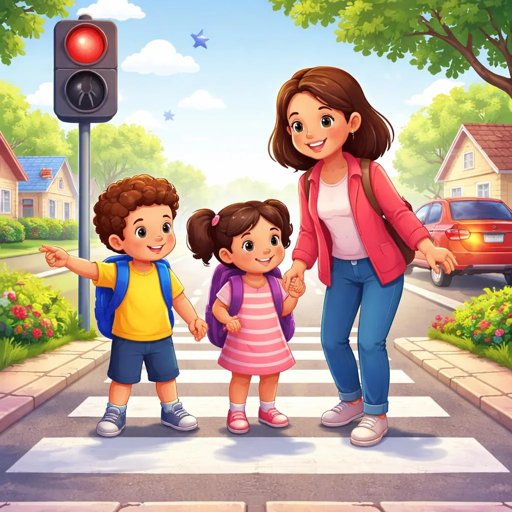 Was die Texte von „Stop and Wait Look Both Ways“ Kindern über Sicherheit und Englisch beibringen