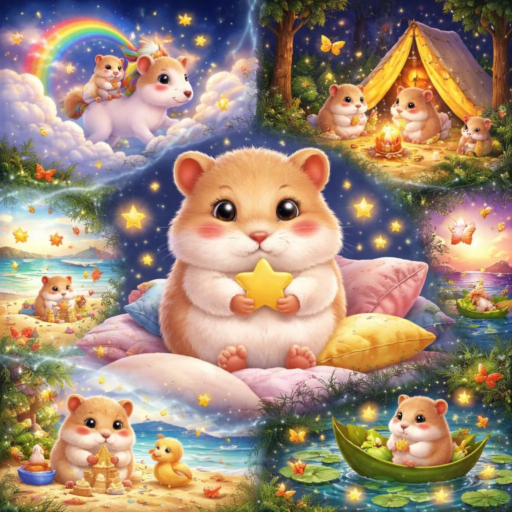 Quais são as Novas Histórias Mais Doces com o Hamster das Histórias para Dormir para Crianças?