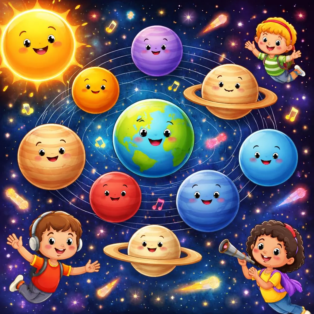 Текст песни «Восемь планет Солнечной системы» для детей