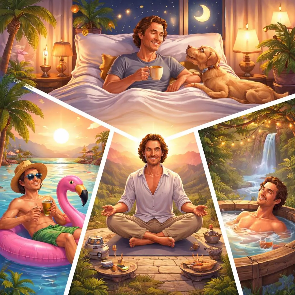 What Are Three Funny Matthew McConaughey Bedtime Stories About Relaxing?