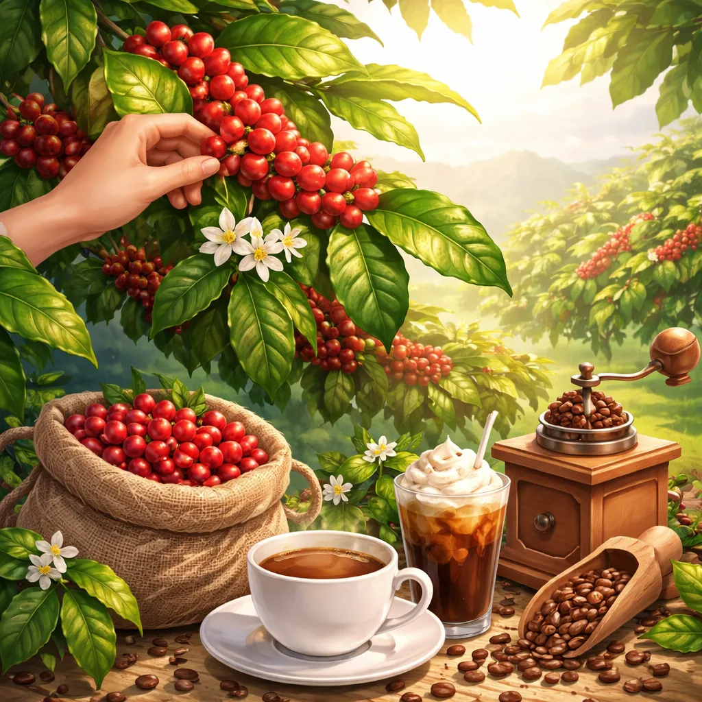 Buah Beri Apa yang Menyimpan Rahasia Minuman Penyegar? Mari Belajar tentang Tanaman Kopi!