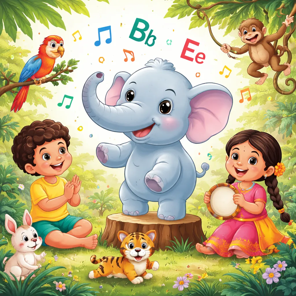 ماذا يمكن أن يعلم طفلك أغنية بنغالية مثل "الفيل الصغير (হাতি)" عن القوة وأصوات اللغة الإنجليزية؟